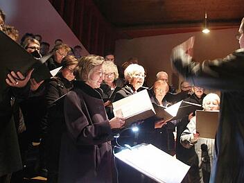 Unter der Leitung von Michaela Axtner sorgten der Chor St. Hedwig und der Kronacher Kammerchor mit dem "Evensong" für eine liturgische Bereicherung in der Gemeinde St. Hedwig.  Foto: Sonja Adam