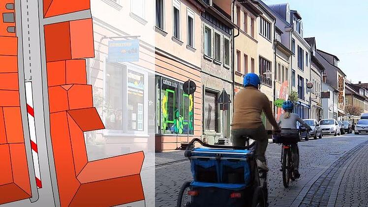 Mit einem Mix aus grafischen Elementen und Filmaufnahmen in der Kissinger Straße geben die Stadträte Maria Pfaff, Emma Bindrum und Christian Fenn Tipps zum richtigen Verhalten.
