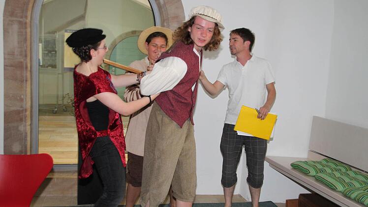 Als Regisseur im Theaterworkshop von Focus Europa