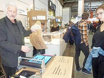 Ingo Cesaro auf der Buchmesse in Leipzig Foto: privat