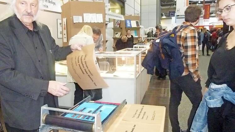 Ingo Cesaro auf der Buchmesse in Leipzig Foto: privat