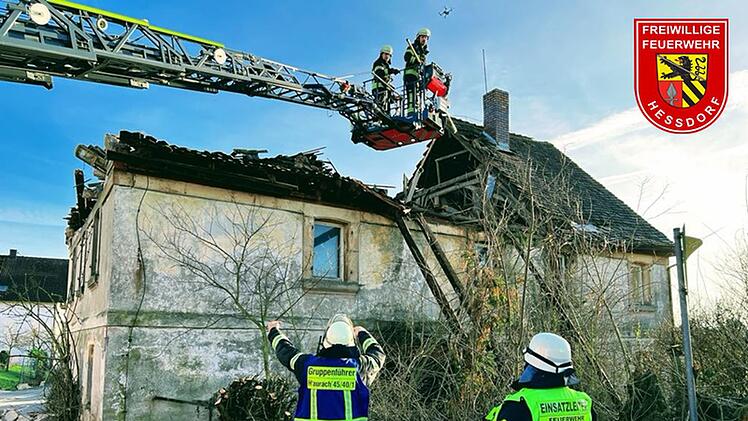 Heßdorf: Wohnhaus teilweise eingestürzt