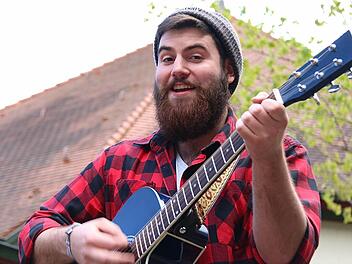 Teilnehmer am Hammelburger Band-Camp: Marcel Grosch Foto: Gerd Schaar
