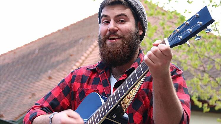 Teilnehmer am Hammelburger Band-Camp: Marcel Grosch Foto: Gerd Schaar