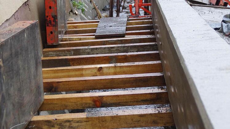 Bauarbeiten in Steinberg. Foto: Marco Meißner