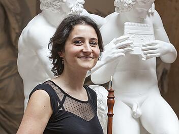 Claire Sirjacobs gastiert mit dem Ensemble Daphne am 13. August im Staatsbad Bad Brückenau.