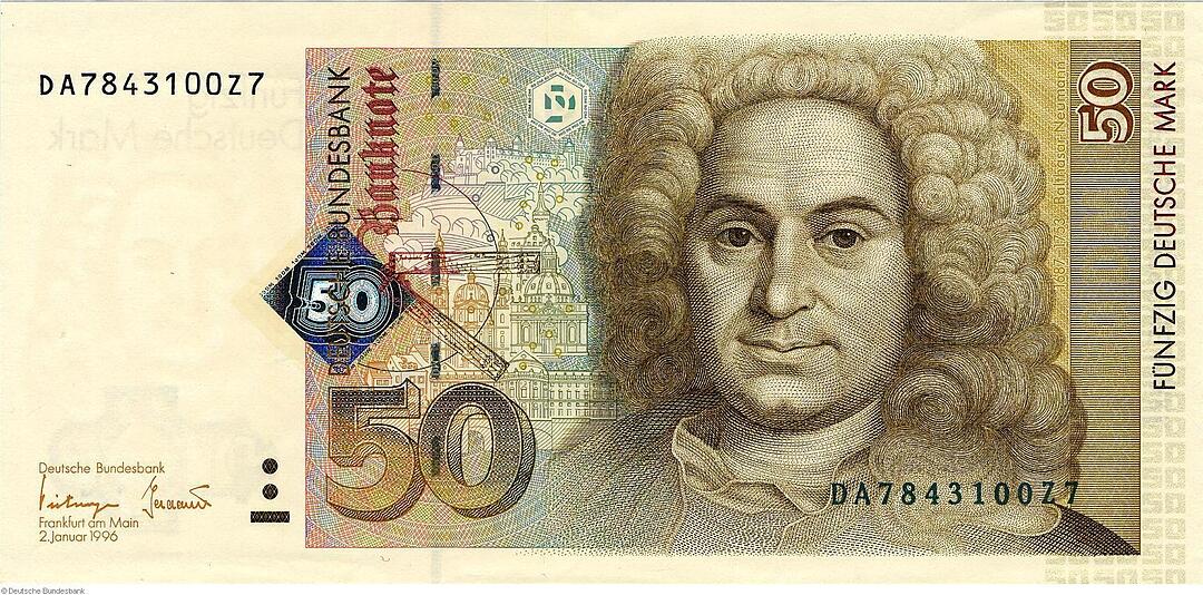 Deutsche Mark - Banknoten ab 1990
