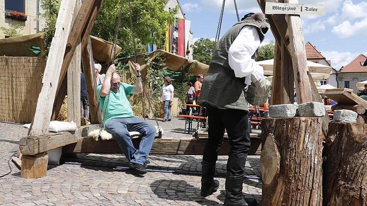 Kronach feierte sich und seine Geschichte beim Historischen Stadtspektakel. Foto: Matthias Hoch