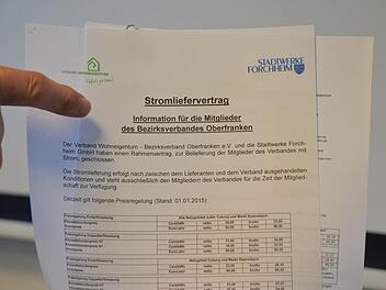 Mit gezielten Anschreiben und äußerst niedrigen Angeboten für Strom und Gas warben die Forchheimer Werke im vergangenen Jahr um Neustadter Kunden.