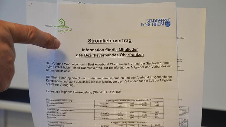 Mit gezielten Anschreiben und äußerst niedrigen Angeboten für Strom und Gas warben die Forchheimer Werke im vergangenen Jahr um Neustadter Kunden.
