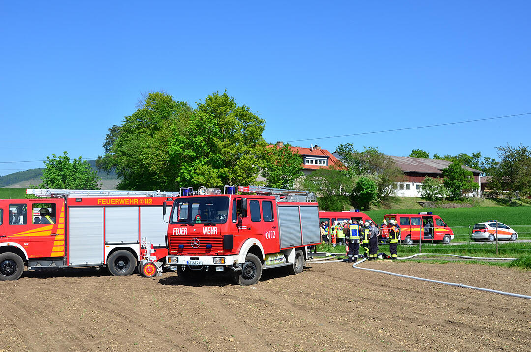 Feuer auf Aussiedlerhof