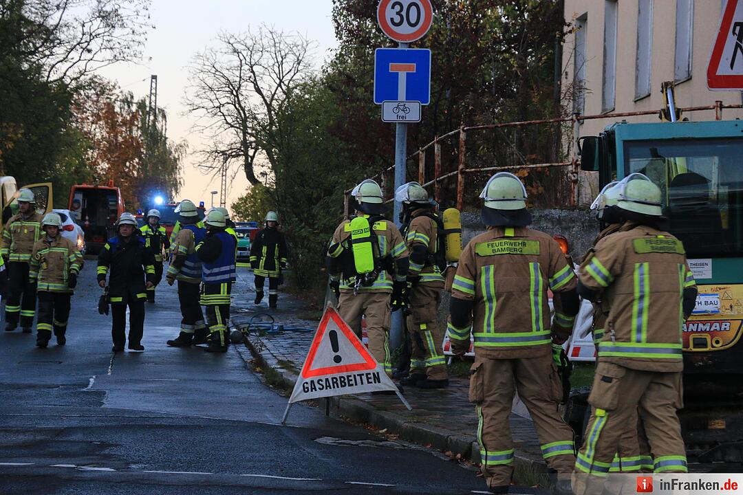 Gasleck: Sperrungen und Verkehrschaos in Bamberg
