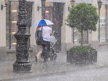 Aktuelle Unwetterwarnungen in Franken