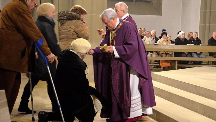 Besuch des Bischofs in Bad Kissingen. Foto: Peter Rauch