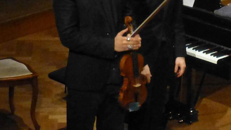 Davifd Garrett und Julien Quentin im Großen Saal. Foto: Ahnert