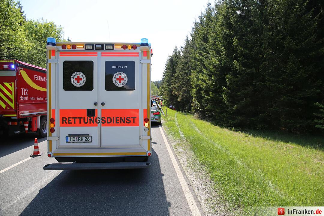 Rentnerin kracht bei Schwarzenbach in Wald – eingeklemmt und schwer verletzt
