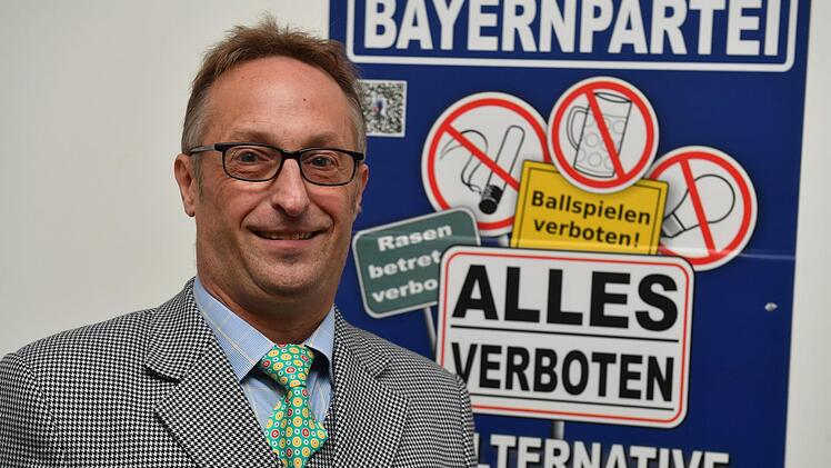 Thomas Dotzler (BP) tritt bei den bayerischen Landtagswahlen 2018 an. Foto: Ronald Rinklef