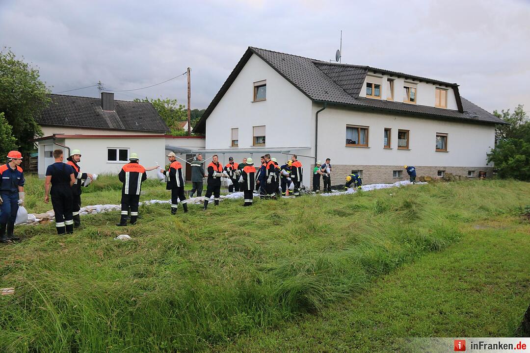 Hochwasser in Rauhenebrach