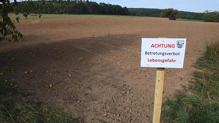 Glück hatte der Landwirte, der hier sein Feld bestellt hatte.Foto: Ronald Rinklef