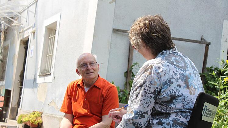 Gute Stimmung beim Sommerinterview in PommersfeldenFoto: Marcel Terillo