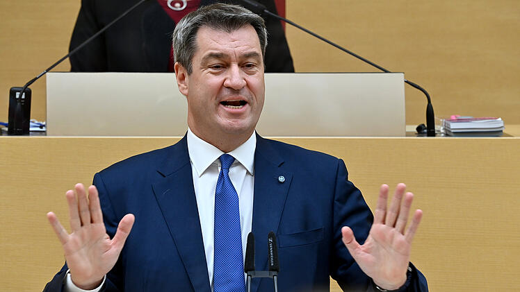 Markus Söder im Bayerischen Landtag