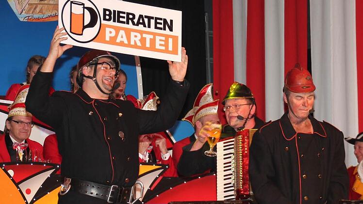 Die Partei ist den durstigen Feuerwehrleuten am liebsten.