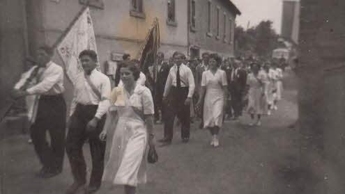 Historisches Bild aus Frankenbrunn. Foto: Privat