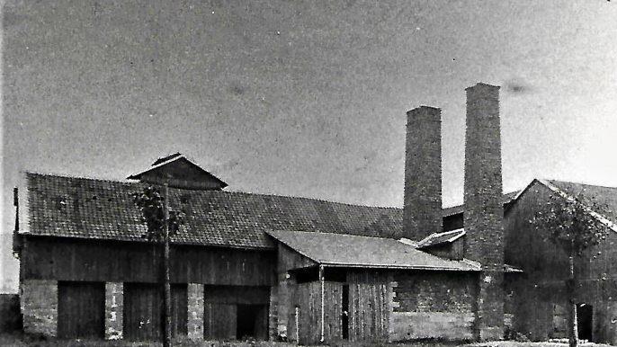 Die alte Gundelsdorfer Ziegelei, etwa um 1880Repro: Gerd Fleischmann