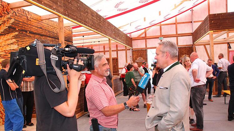 Probeanstich zur Kulmbacher Bierwoche 2018.  Foto: Jürgen Gärtner