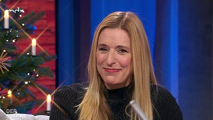 Stefanie Hertel schien sichtlich irritiert, als eine Anruferin auf ihren Ex-Mann zu sprechen kam.