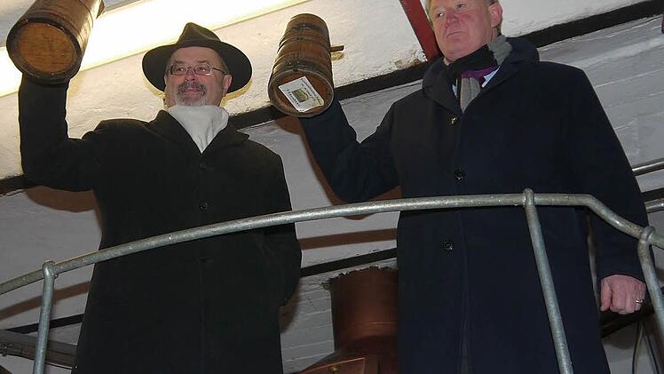 Jürgen W. Heike (links) und Hans Michelbach blicken aus Sicht der CSU im Landkreis Coburg optimistisch in die Zukunft, warnen aber vor zu vielen Schutzflächen durch das ,,Grüne Band''.