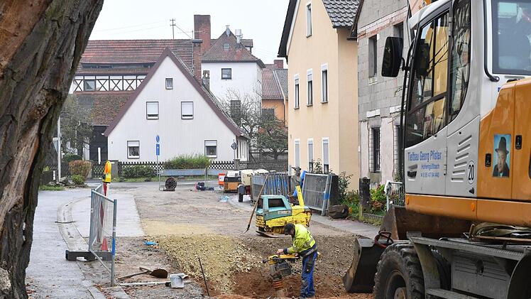 Die Baustelle in Schammelsdorf Foto: Ronald Rinklef