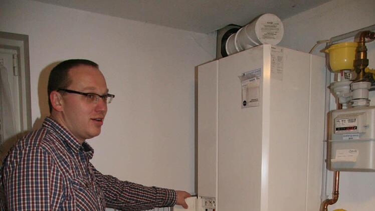 Ronny Metzner freut sich auf die Realisierung des Nahwärmenetzes. Er ist einer von drei Vorständen der Bürgergesellschaft. Foto: Sonja Adam