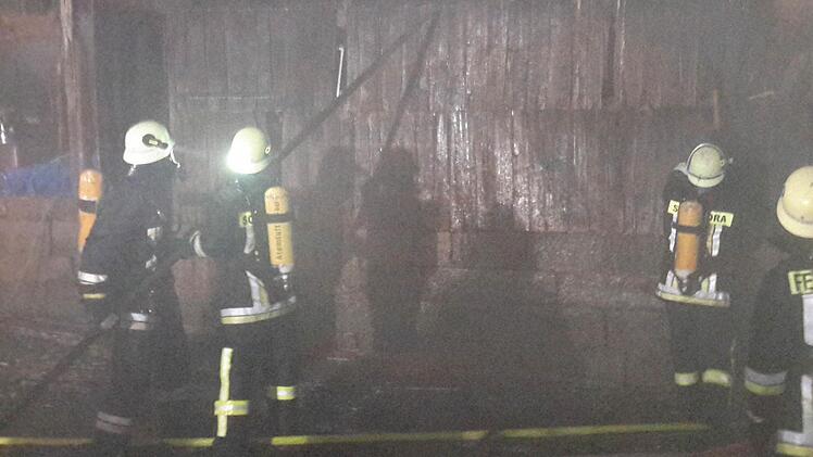 Brand in Oberleichtersbach. Foto: Rolf Pralle