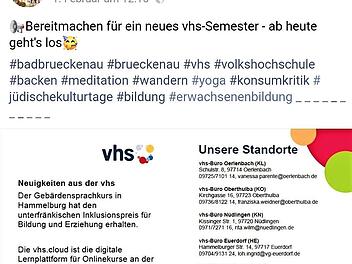 Heuer bietet die VHS nur noch ein Online-Programm an.