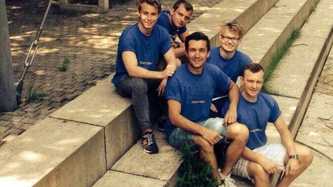 Die fünf von der Semesterbox: (von links) Jens Krebs, Jan Zschernig, Max Dirlewanger, Andreas Wagner und Henry Höckendorf. Foto: privat