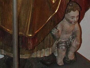 Das "sandige Christkind" von Neunkirchen. Fotos: fra-press