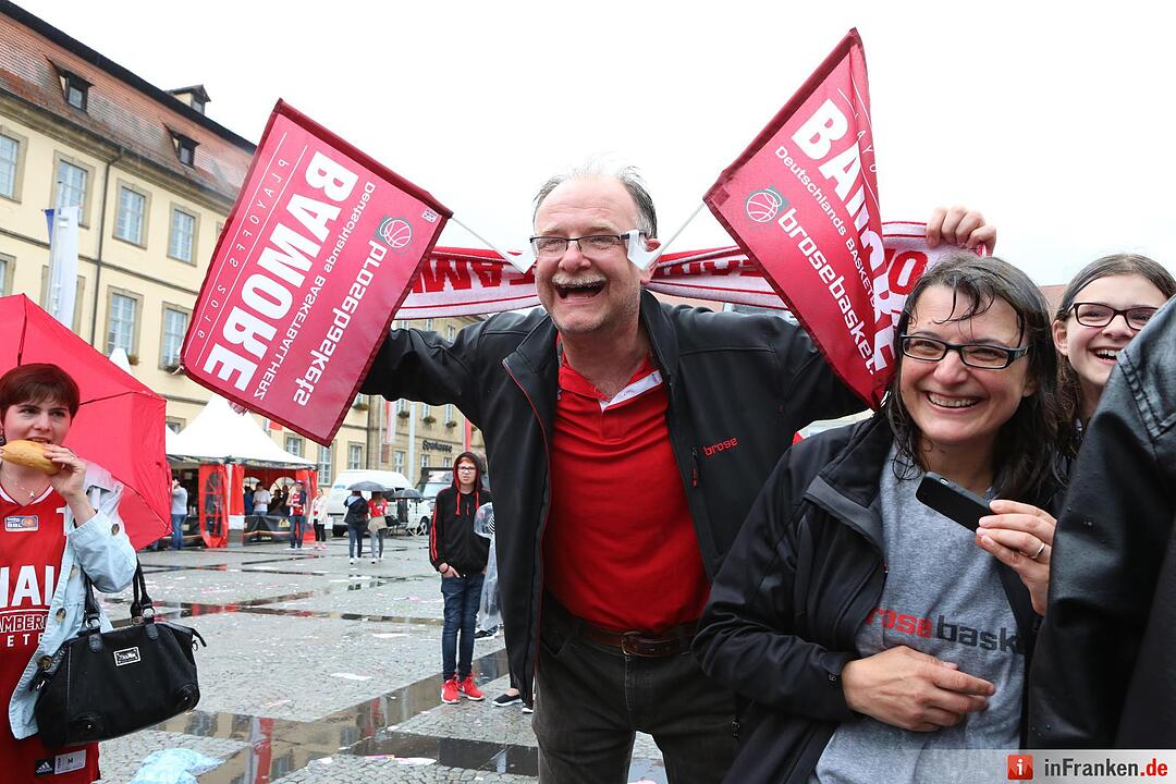 Brose-Baskit zum  achten mal Meister; Foto: Barbara Herbst