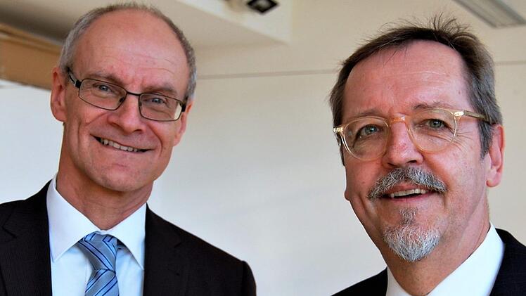 Die hauptamtlichen Vorstände Alex Iffert (links) und Jochen Keßler-Rosa  Foto: Sigismund von Dobschütz