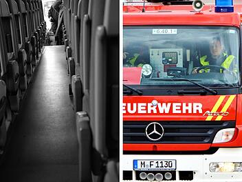 Reisebus fängt auf A9 bei Pegnitz an zu brennen - mit 40 Fahrgästen an Bord
