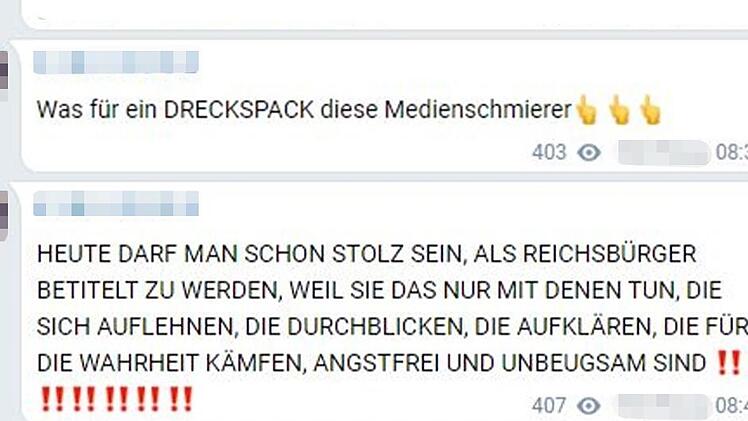 Ihren allgemeinen Unmut über die Medien tut Kerstin P. ebenfalls auf telegram kund.