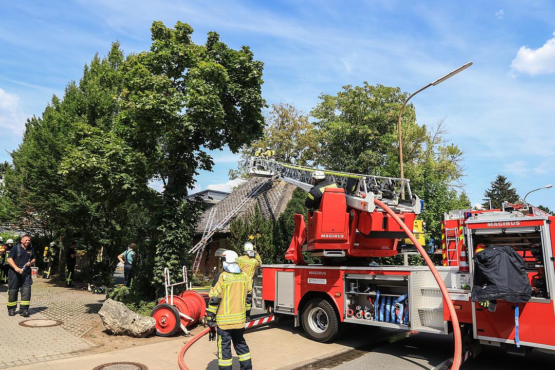 Dachstuhlbrand in Forchheim: Bunsenbrenner vermutlich der Grund