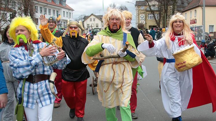 Der Forchheimer Faschingszug, ein Spektakel für alle.  Josef Hofbauer