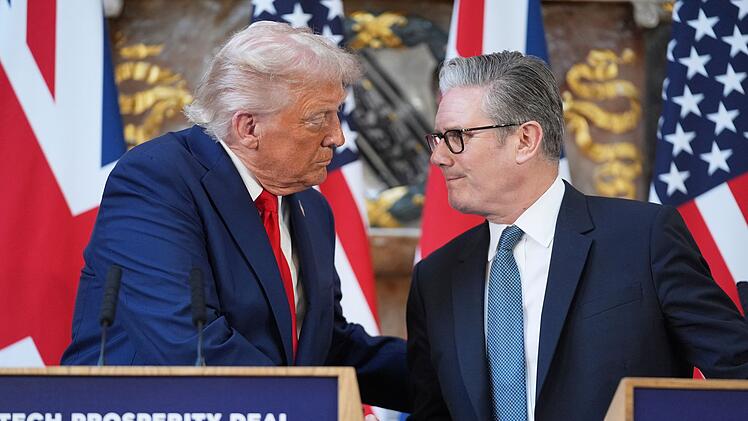 Donald Trump und Keir Starmer