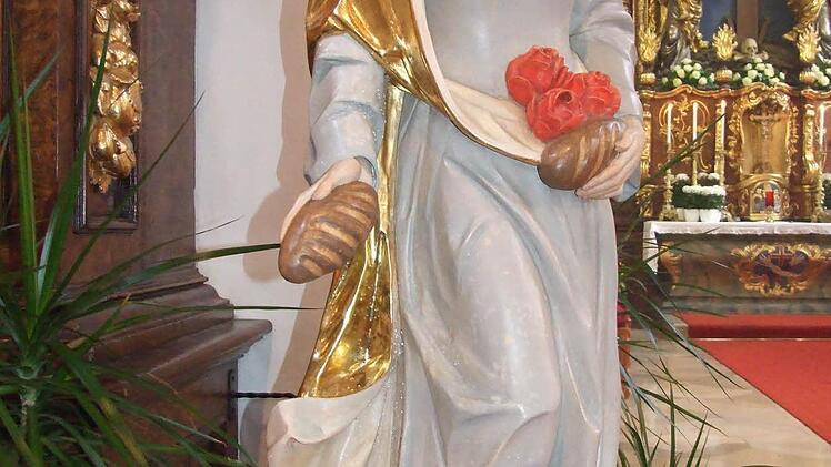 Die neue Elisabeth-Statue wird in der Antoniuskapelle der Klosterkirche ihren Platz finden.