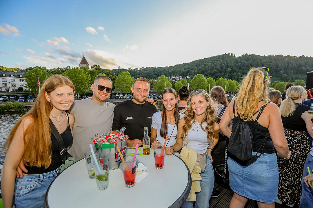 Auf drei Decks wurde richtig gefeiert!