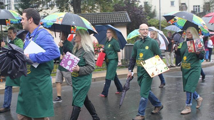 Die Firma Spindler Kartonagen lud zum Spielen ein.