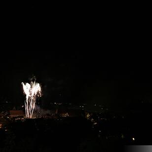 Das Feuerwerk auf der Sandkerwa 2016