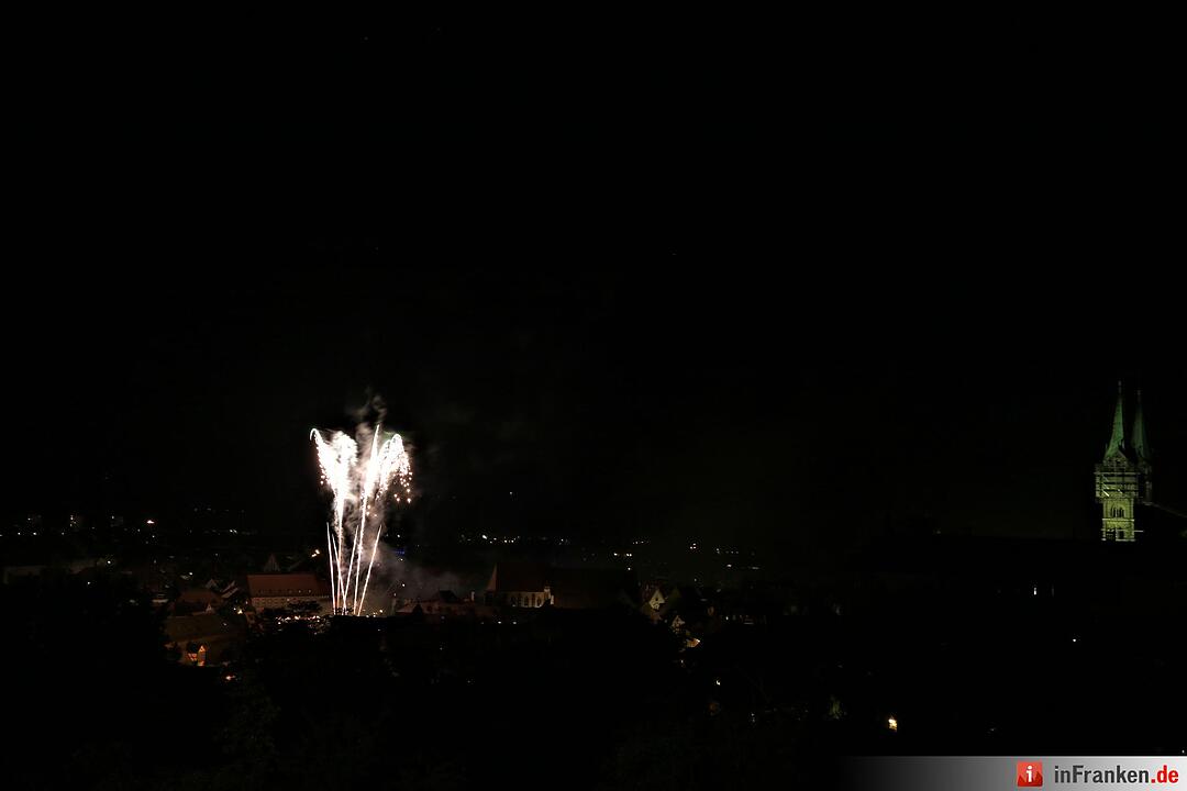 Das Feuerwerk auf der Sandkerwa 2016