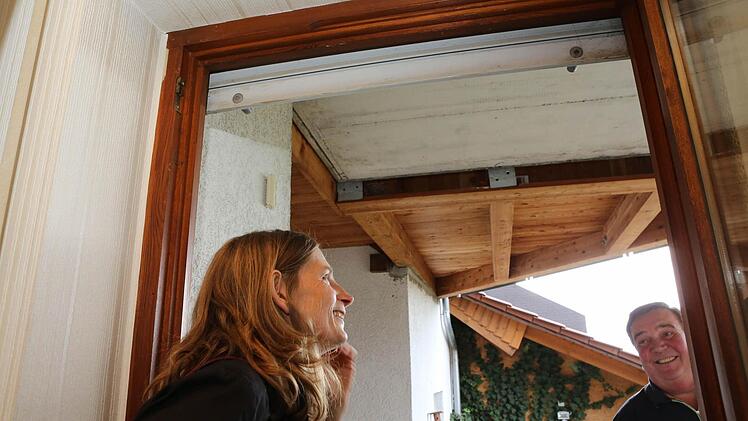 Im ersten Stock wurde ein Balkon angebaut, wie dicht ist die Tür und was lässt sich hier optimieren?